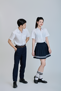 เสื้อนักเรียนสั่งทำ FMF สีขาว แขนสั้น |   ชุดนักเรียนเด็กพร้อมส่ง - Product Image 5