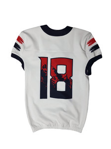 Reversible <b>Mesh</b> American Football Jersey Adult Youth Dual Side Custom Logo Number Name Breathable Polyester OEM ODM Low MOQ - Product Image 6