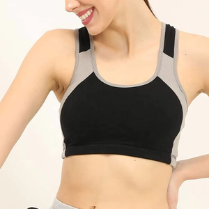 เสื้อชั้นในกีฬาผู้หญิงแบบ Private Label สีตัดกัน สำหรับออกกำลังกาย รองรับแรงกระแทกสูง ผลิตโดยโรงงาน OEM - Product Image 6