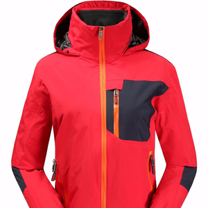 Waterproof Windproof Breathable Zipper <b>Men</b> Ski Jacket <b>Thermal</b> Insulation Hood Winter - Product Image 3