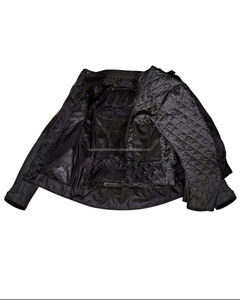 Veste de moto en toile tricotée 2026 avec coutures thermocollées respirantes, style motard, fermeture éclair frontale - Product Image 4