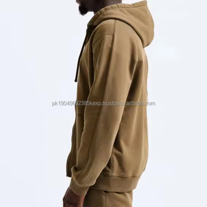 Sudaderas con capucha Premium personalizadas, puff Sudadera con capucha con estampado de, sudaderas con cremallera de felpa francesa polar de 500 GSM para hombres - Product Image 3