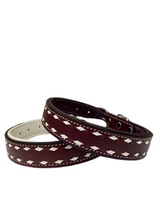 Colliers pour chiens en cuir de luxe, réglables, durables, avec boucle en alliage, design élégant, vente chaude Nibao - Product Image 5