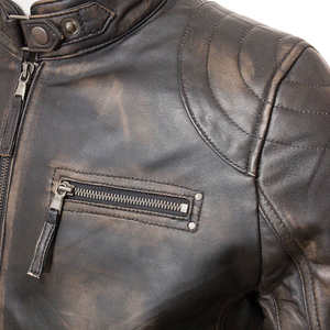 เสื้อแจ็คเก็ตหนังพรีเมียมสำหรับผู้ชายสำหรับฤดูหนาว |   เสื้อแจ็คเก็ตคอตั้งแบบมีซิป ระบายอากาศ กันน้ำ กันลม ราคาสมเหตุสมผล - Product Image 3