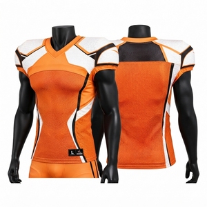 Maillot de football américain haut de gamme, vêtements d'équipe entièrement sublimés, chemise athlétique anti-humidité pour clubs professionnels et écoles - Product Image 5