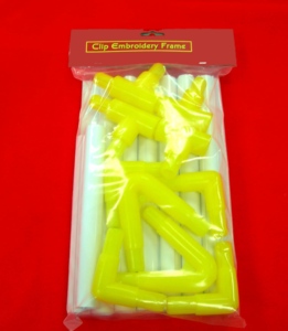 NF0003 Two Size in one Plastic Clip Embroidery <b>Frame</b> Plastic Embroidery Hoop <b>Frame</b> Portable Universal Set for Embroidery Crafts - Product Image 5