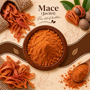 Poudre de mace de qualité alimentaire, épice naturelle séchée Javitri pour la cuisine, l'assaisonnement et la transformation alimentaire - Product Image 1