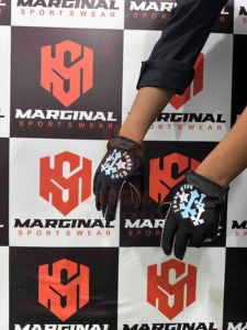 Custom Logo Winter No Slip Comfortable Breathable Gel American Football Receiver Gloves Super <b>Sticky</b> Lightweight Full Finger - Product Image 4
