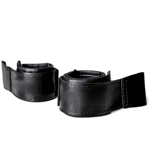 Muñequeras de cuero para boxeo con cierre de velcro ajustables para artes marciales unisex - Product Image 1