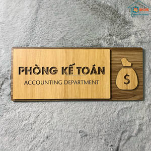 ป้ายประกาศไม้ตัดเลเซอร์สั่งทำขายส่ง สไตล์มินิมอล/เรียบง่าย หลากหลายสี สำหรับบ้าน ร้านกาแฟ - Product Image 4