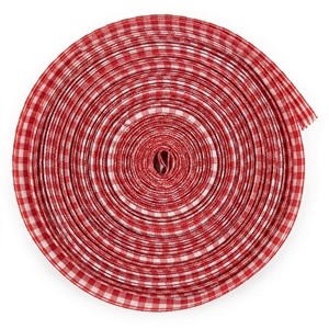 ริบบิ้นลายตารางแดงขาวขนาด 25 มม. จากนีลคามัล อินดัสทรีส์ สำหรับตกแต่งอุปกรณ์เสริมและงานฝีมือ - Product Image 3
