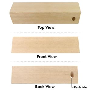 Personalized Wooden Desk Name Plate with Pen Holder Custom Engraved Office Table Nameplate Organizer for Doctor Advocate - Product Image 4