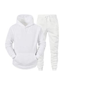 Conjunto Deportivo con Capucha y Pantalones de Chándal de Felpa Lavada al Ácido, 100% Poliéster, Chándal para Hombre, Logotipo Personalizado al por Mayor, Dos Piezas - Product Image 4