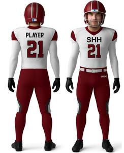 Uniformes de Fútbol Americano Personalizados con Diseño Impreso, Pantalones Cortos, Venta al Por Mayor, Conjuntos de Uniformes para Equipos 2026, Ropa Deportiva de Poliéster - Product Image 6