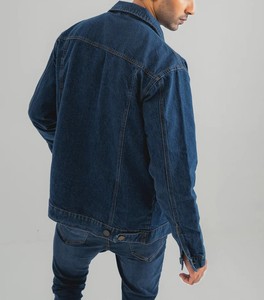 Premium <b>Men</b> <b>Denim</b> <b>Jacket</b> Vintage Washed Cotton Jean <b>Jacket</b> Custom Embroidery Casual Outerwear Factory Direct Wholesale Supplier - Product Image 4