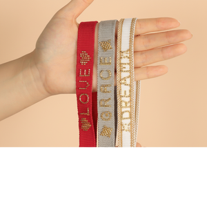 Porte-clés personnalisable brodé de perles, cordon en tissu, dragonne, accessoires pour téléphone avec logo sur mesure - Product Image 5