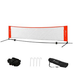Rete da allenamento multifunzione a doppia faccia da 23 piedi con borsa per il trasporto, ideale per calcio, badminton, spiaggia e giardino. - Product Image 1
