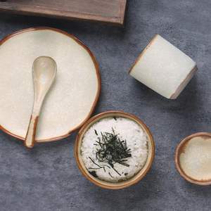 Juego de Vajilla de Porcelana Fina Hecha a Mano Estilo Vintage - Juego de 5 Platos para Cena (Grado Alimenticio) Personalizado por Universal - Product Image 6