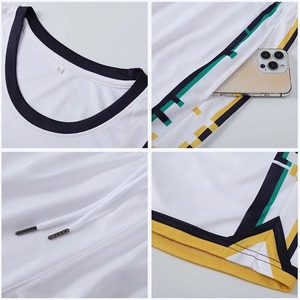 ชุดบาสเก็ตบอล MOQ ต่ำ เสื้อผ้ากีฬาระบายอากาศได้ดี ชุดบาสเก็ตบอลคุณภาพพรีเมียม ดีไซน์ใหม่สำหรับผู้ชาย - Product Image 6