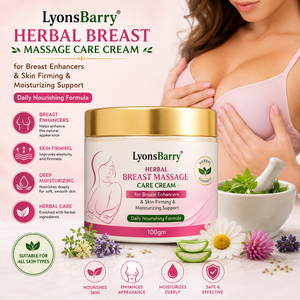 Crema Herbal LyonsBarry para Masaje de Senos, Reafirmante, Hidratante, Fórmula Nutritiva Diaria, Envase de 100 g - Product Image 2