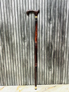 ไม้เท้าพับได้ทำจากไม้โรสวูดแท้ ของขวัญรับปริญญา - ไม้เท้าอเนกประสงค์ทำจากไม้โรสวูด ขนาด 37 นิ้ว (ประมาณ) - Product Image 4