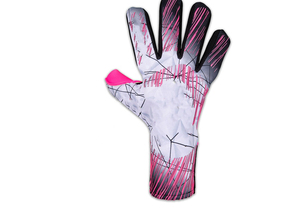 Gants de gardien de but de football professionnels de haute qualité, en PU, antidérapants, avec fermeture à lacets réglables, protection des doigts et du pouce - Product Image 3