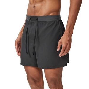 Shorts tendance à double couche pour hommes avec design / impression personnalisés, fabriqués en polyester / coton - Product Image 4