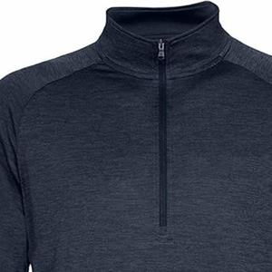 Logotipo personalizado de fábrica para hombre Winter Golf 1/4 Half Zip Stand Collar Sudadera Quarter Zip Pullover Shirt Washed Technique - Product Image 3