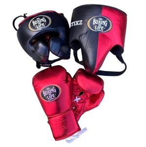 Hot Selling No Boxing No Life Boxing Sparring Set New Model Lace Up Training Fight Gear Leather Boxing Kit For Gym, Competition - Product Image 3
