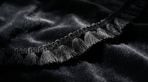 Petite frange en coton à pompons pour rideaux, vêtements, ameublement et couture décorative - Product Image 3