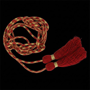 Cordons de ceinture faits main de haute qualité, personnalisables en gros (OEM), avec pompons de couleurs et tailles sur mesure - Product Image 2