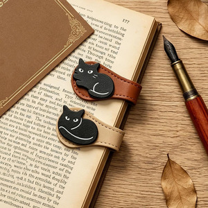 Luxury handcrafted leather maple leaf <b>bookmark</b> ideal for gifting and personal reading enjoyment for sale in reasonable price - Product Image 1