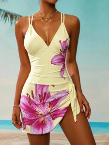 Maillot de bain une pièce en coton de haute qualité pour femme, couleur unie, avec décoration en cristal, coupe haute, service OEM personnalisable - Product Image 6