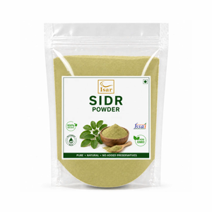 Poudre de feuilles de Sidr sans produits chimiques de qualité supérieure, poudre traditionnelle à base de plantes pour les soins capillaires, favorise la croissance des cheveux, la douceur et la brillance naturelle - Product Image 1