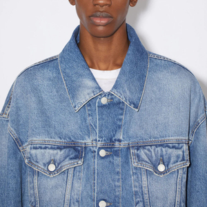 Fabricant pakistanais, shorts en denim de coton de haute qualité, sublimation personnalisée, légers et respirants, ensemble de shorts en denim - Product Image 6