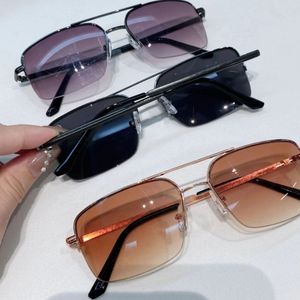 Square Oversized <b>Sunglasses</b> for Men and Women 2025 High-quality Metal Frame UV Resistant <b>Sunglasses</b> - Product Image 4