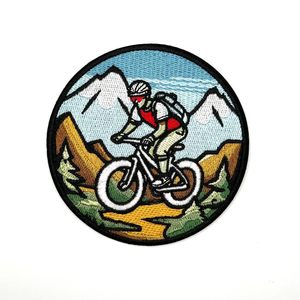 Patch brodé 3D personnalisé de haute qualité avec effet gonflé et découpe laser pour vêtements - Product Image 1