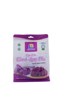 Dai Long Sweet Potato Gummy <b>Candy</b>-40% Fresh Sweet Potatoes Purple Color Cube Shape 12 Months Shelf Life Packaged in Bag - Product Image 3