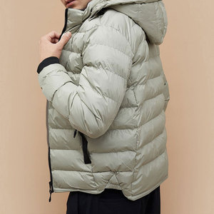Veste matelassée d'extérieur pour homme, vente en gros, fournisseur de vestes matelassées chaudes d'hiver, veste matelassée à capuche personnalisée pour homme, veste d'hiver chaude et coupe-vent - Product Image 3