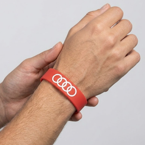 Pulseras de Silicona Coloridas con Logotipo de Audi Impreso, Resistentes al Agua, Regalos Promocionales Novedosos para Ferias Comerciales - Product Image 5