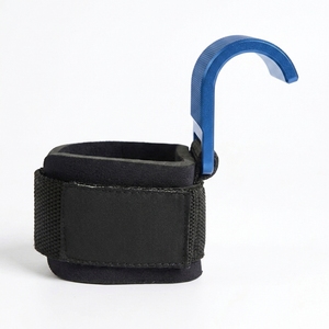 High Quality Custom Made Neoprene Heavy Hook Wrist Straps Palm Guard Breathable Non-Slip Heavy-Duty Professional Protection - Product Image 2