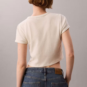Camiseta deportiva de verano de alta calidad para mujer, ropa para gimnasio, actividades al aire libre, deportes, camiseta corta para ejercicio. - Product Image 2