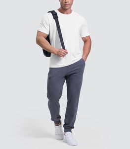 T-shirts de course pour hommes 100 % polyester, décontractés, séchage rapide, anti-humidité, col rond, manches courtes, pour entraînement, athlétisme et natation - Product Image 4