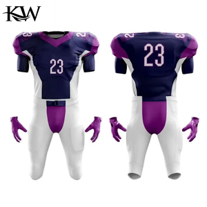 Conjunto de Uniforme de Fútbol Americano Personalizado, Jersey y Pantalones, Tela Transpirable de Alta Calidad, Secado Rápido, 100% Poliéster, Ajuste Elástico y Duradero - Product Image 2