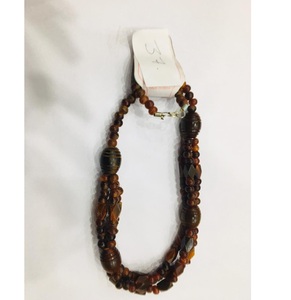 Collier pour femme en os naturel avec croix chrétienne et perles de turquoise, fait main, style bohème, bijoux religieux pour fête - Product Image 3