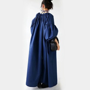 Boutique Summer New Fashionable Simple Round Neck Casual <b>Loose</b> Versatile Women's <b>Dress</b> - Product Image 4