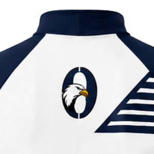 Navy Blue White Custom <b>Cycling</b> Jersey <b>Shorts</b> Set <b>Short</b> Sleeve Full Zip Breathable <b>Padded</b> Bike Uniform Racing Team Sportswear - Product Image 3
