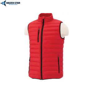 เสื้อกั๊กผู้ชายสำหรับฤดูหนาว ผ้าขนสัตว์ สไตล์สตรีทแวร์ ทรงพัฟเฟอร์ ซิปแบบตั้ง ปิดด้วยซิป ลายเรียบ ป้องกันรังสียูวี เป็นมิตรกับสิ่งแวดล้อม กันลม ผลิตจากโพลีเอสเตอร์ 100% - Product Image 5