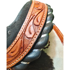 Selle de cheval Western en cuir de qualité supérieure pour la course de barillets, taille 17 pouces, siège disponible - Product Image 6