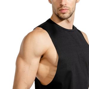 Camiseta Deportiva de Tirantes para Hombre con Logotipo Personalizado de la Mejor Calidad, Absorbe la Humedad, Sin Mangas, para Gimnasio y Fitness - Product Image 4